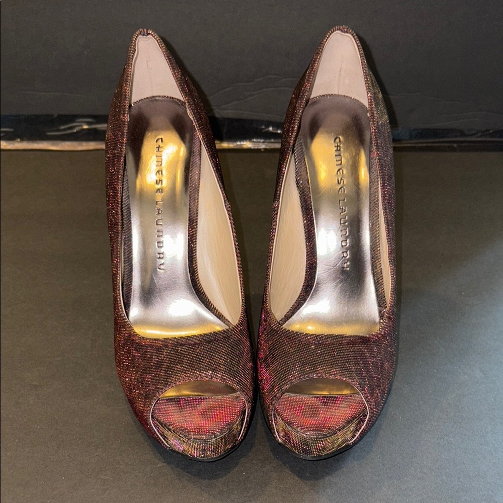 Chinese Laundry Women's Peep Toe Heels - Brown